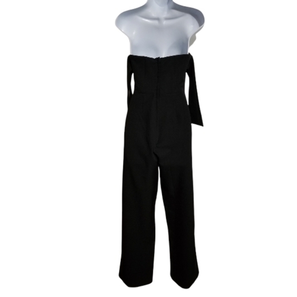 NWT $175 Romeo & Juliet Black Strapless Romper Playsuit Small - Picture 4 of 7